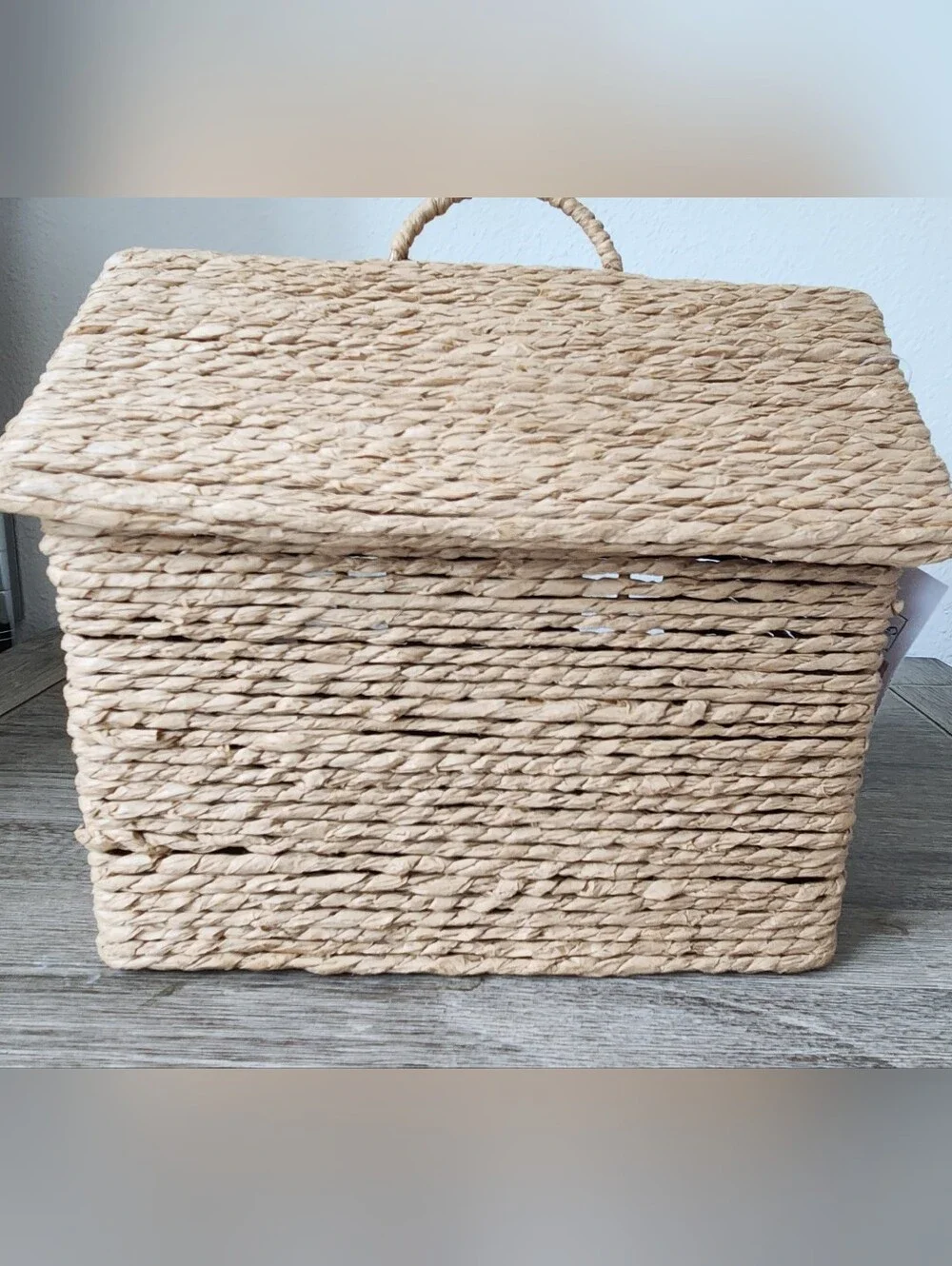 TARGET BULLSEYE PLAYGROUND Lidded Woven House Storage VIRAL NWT